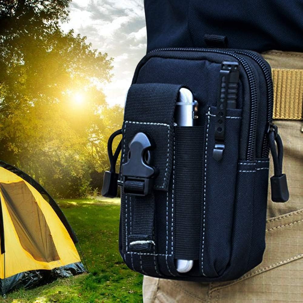 Edc Carry Bag - Taktische Molle-Gürteltasche, Militär-Hüfttasche, EDC-Werkzeug-Organizer, Telefonholster-Halter für