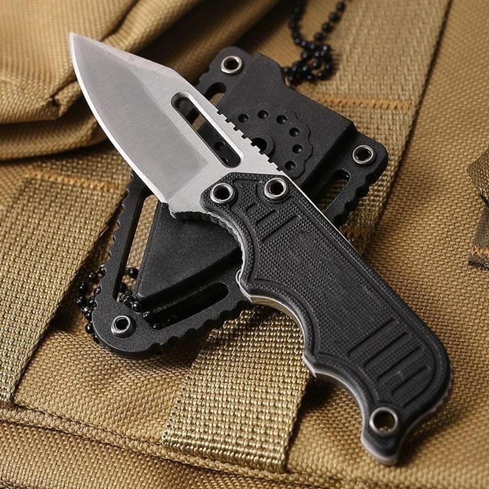 Edc Everyday Carry Knives - Tragbares Halsmesser mit Kydex-Scheide EDC Feststehende
