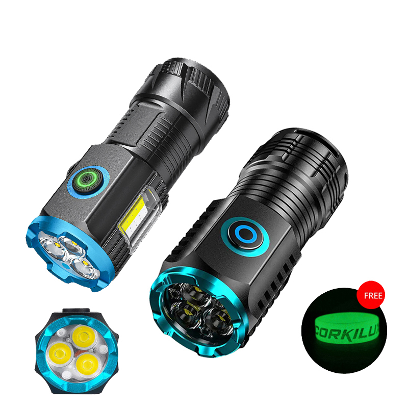 Edc Carry Flashlight - Typ-C USB wiederauf ladbare Tasche Mini