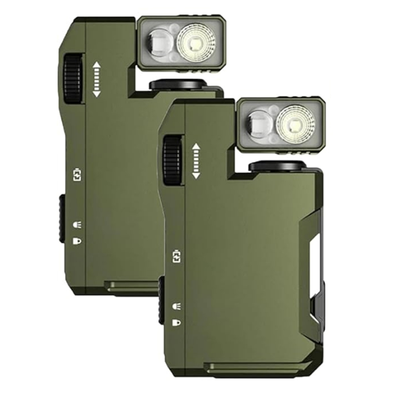 Edc Carry Flashlight - AT51-2 Stück EDC-Taschenlampe mit 3 Modi