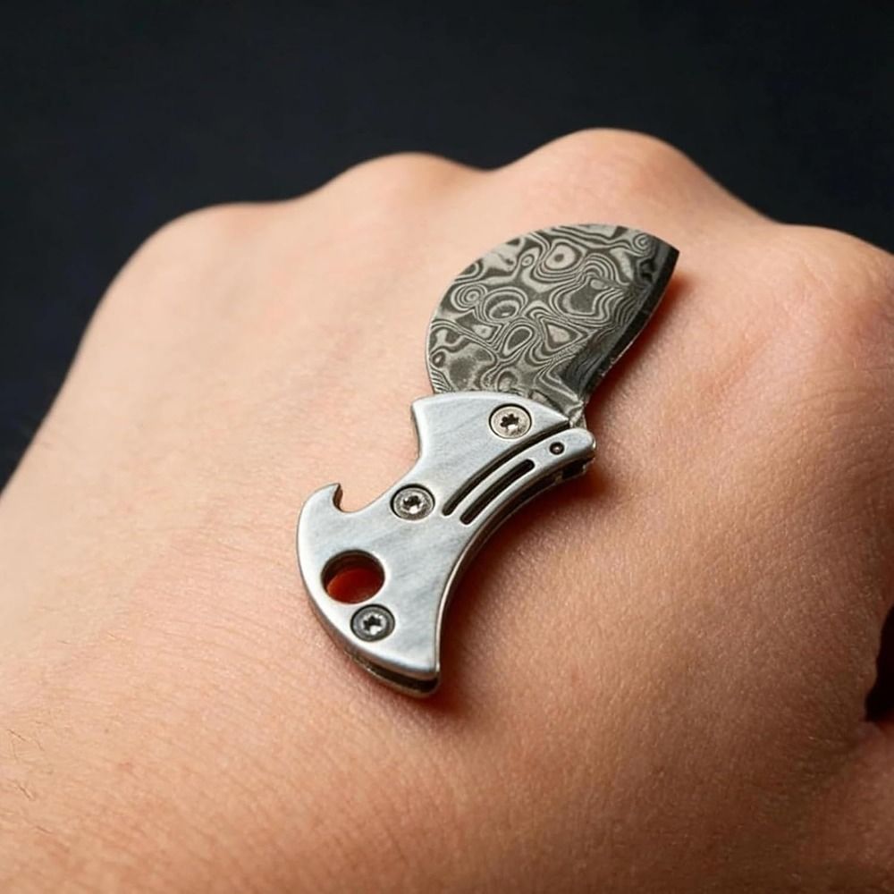 Edc Every Day Carry おもちゃ - Tragbarer Flaschenöffner aus Titan Praktisches Design