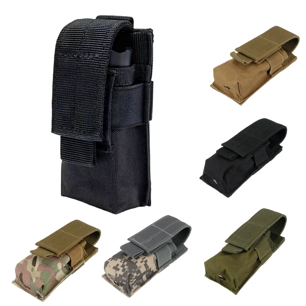 Edc Carry Flashlight - Molle Taktische M5 Taschenlampe Tasche 9MM