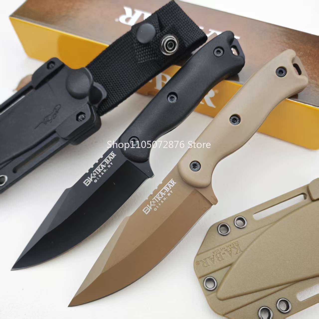 Edc Carry Knife - BK18 Outdoor-Messer mit feststehender Klinge und