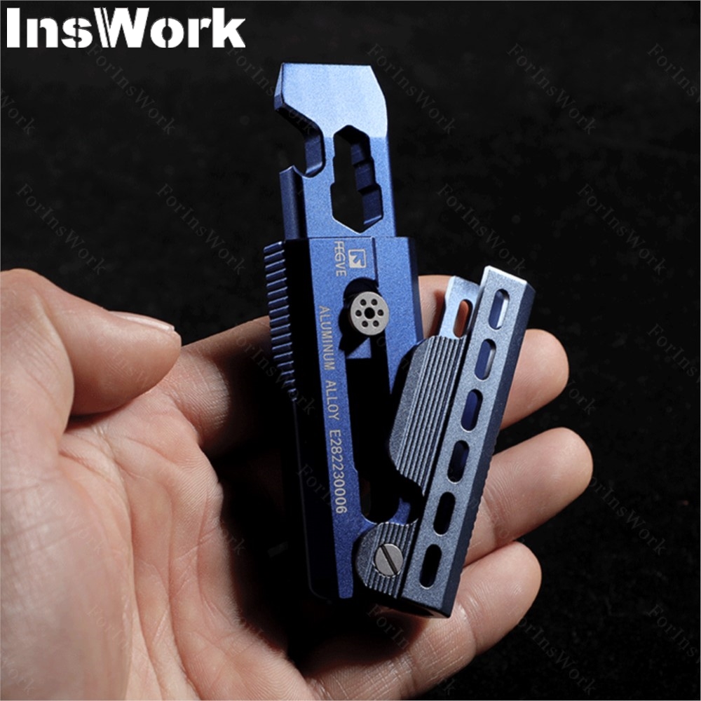 Edc Carry Piece - Fegve titan legierung edc pry bar