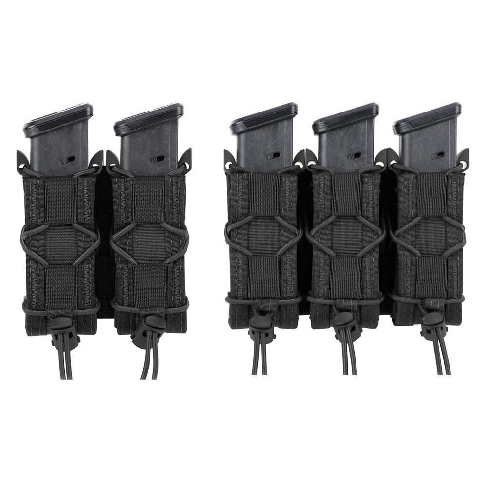 Edc Carry Flashlight - 9mm Pistole Double/Triple Stack Magazintasche Molle
