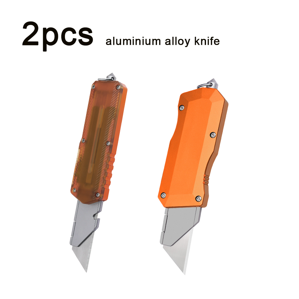 Edc Carry Piece - Zweiteiliges Kombinationsmesser-Set aus Aluminiumlegierung. Universalmesser für