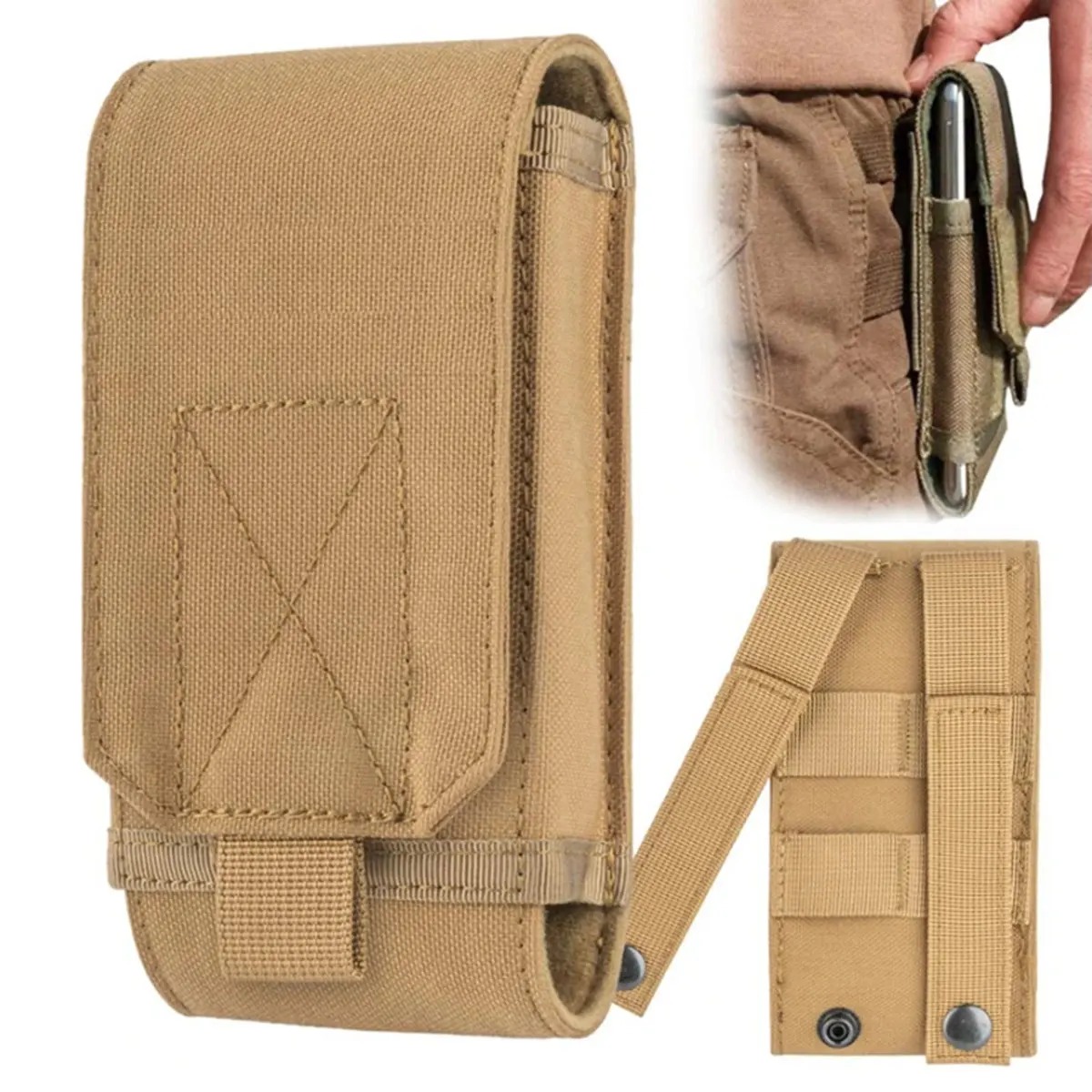 Edc Carry Bag - Molle Laser-Tasche Taktische Handy-Gürteltasche EDC-Tasche Halterung
