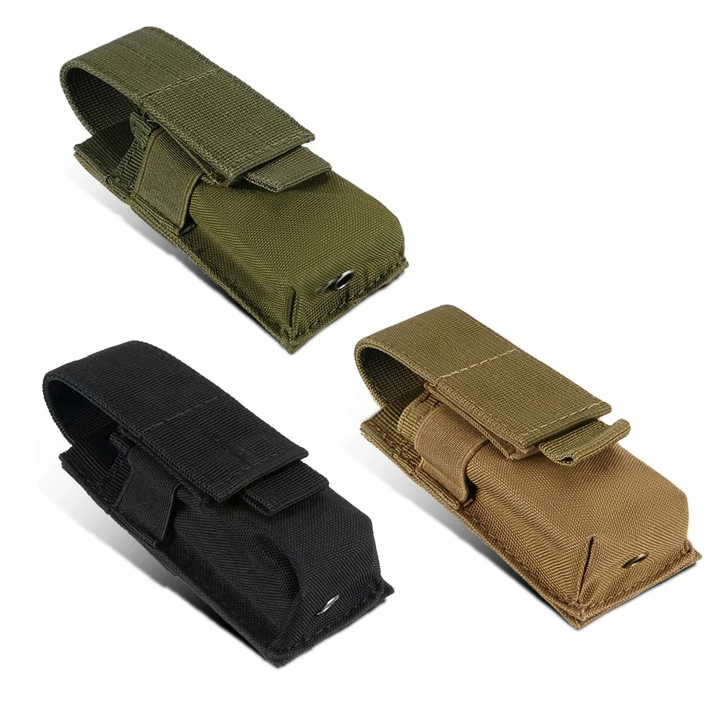 Edc Carry Flashlight - Modulare MOLLE-Hüfttasche: Taschenlampe/9 mm Mag/Messerhalter für