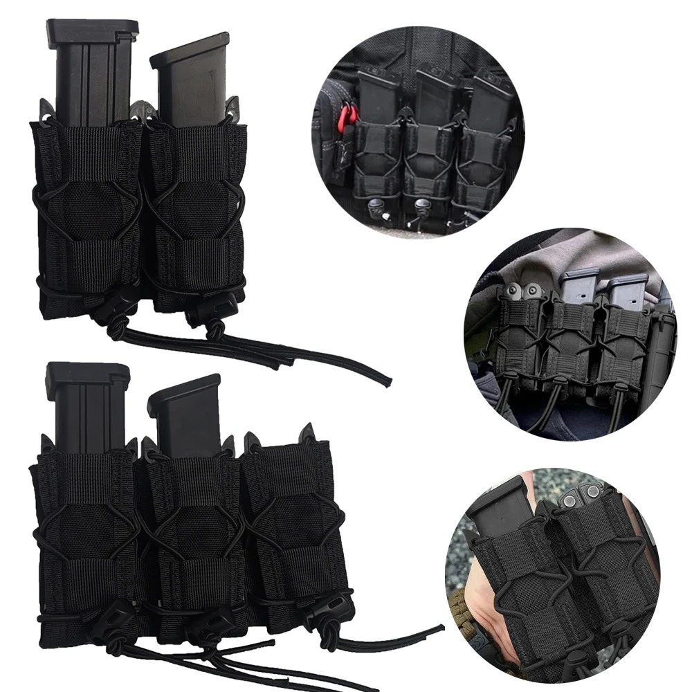 Edc Carry Flashlight - Geeignet für 9mm Pistole Magazintasche Doppel/Dreifach