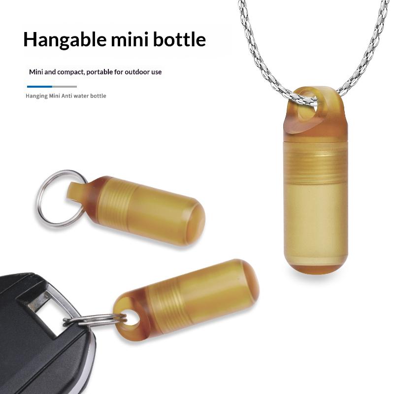 Edc Pill Carry - Kleine Pillendose, multifunktionale Aufbewahrungsbox, tragbares Outdoor-Werkzeug,