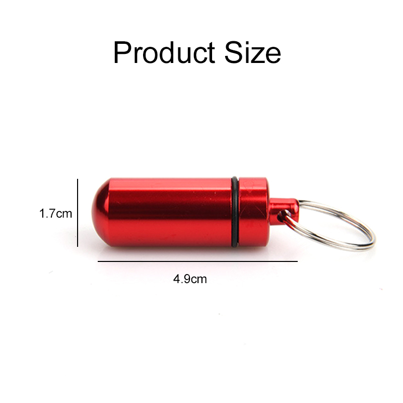 1/5 Stück Aluminium-Mini-Pille – Edc Pill Carry Bewertung und Preis