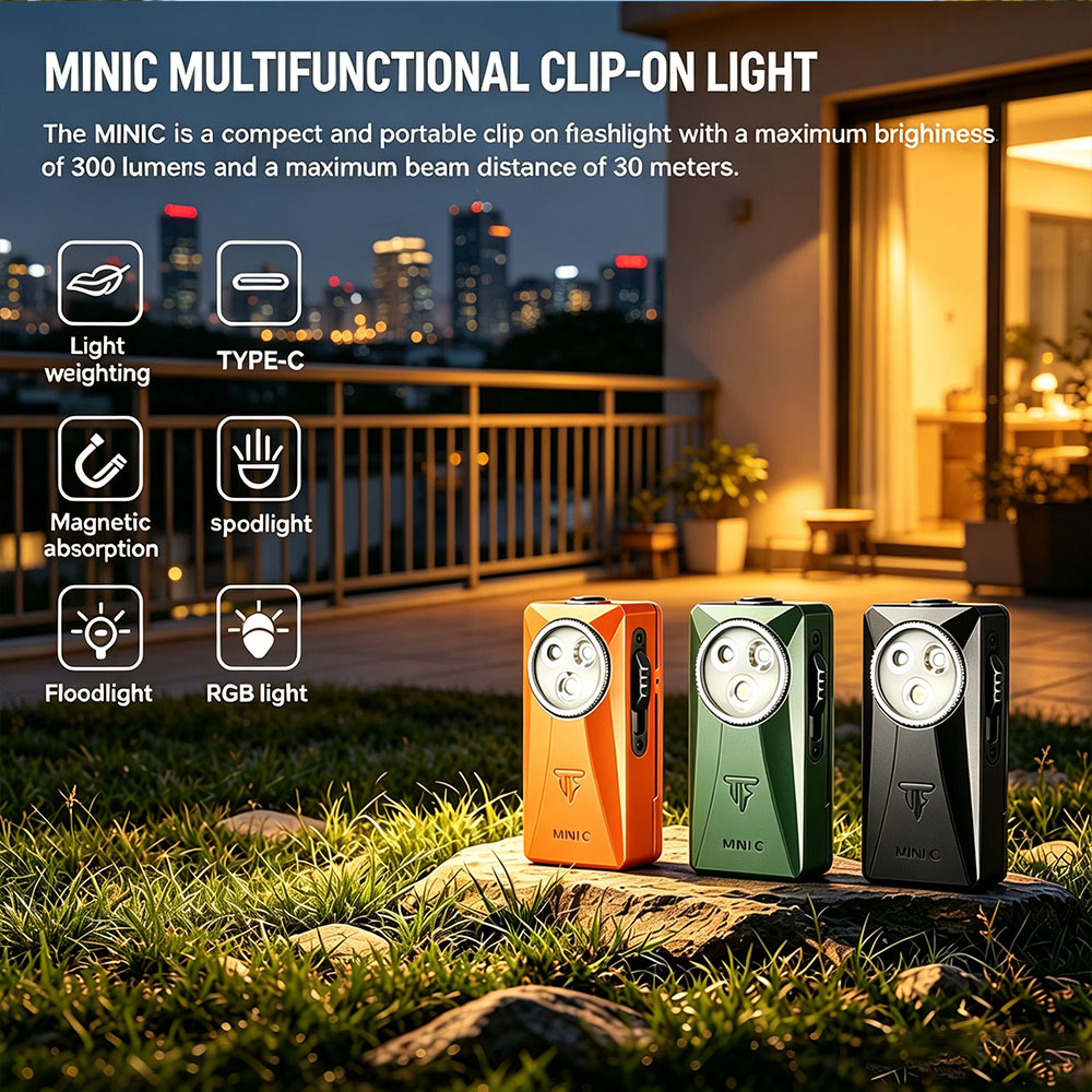 Trustfire MINIC 800 Lumen EDC  – Edc Carry Clip Bewertung und Preis