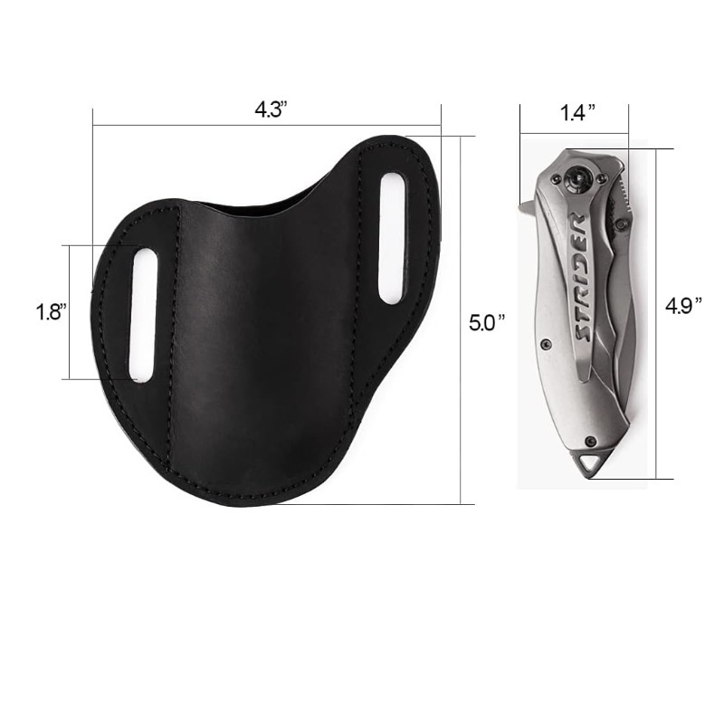 Echtes Leder Fall Für Klappmes – Edc Carry Belt Bewertung und Preis