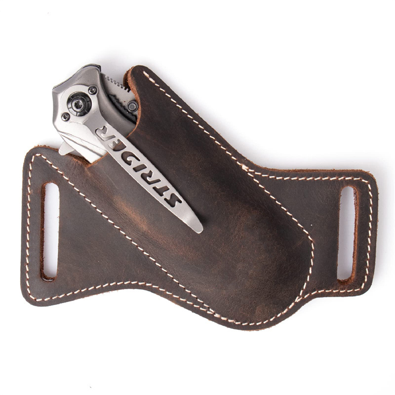 1PC Leder Messer Mantel Klappm – Edc Everyday Carry Knives Bewertung und Preis