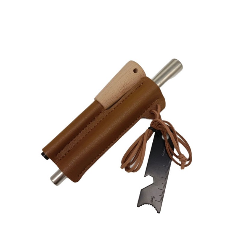 Lederhülle Outdoor-Überlebens- – Ferro Rod Striker Bewertung und Preis