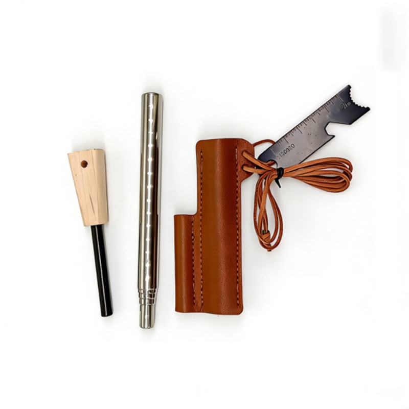 Lederhülle Outdoor-Überlebens- – Ferro Rod Striker Bewertung und Preis