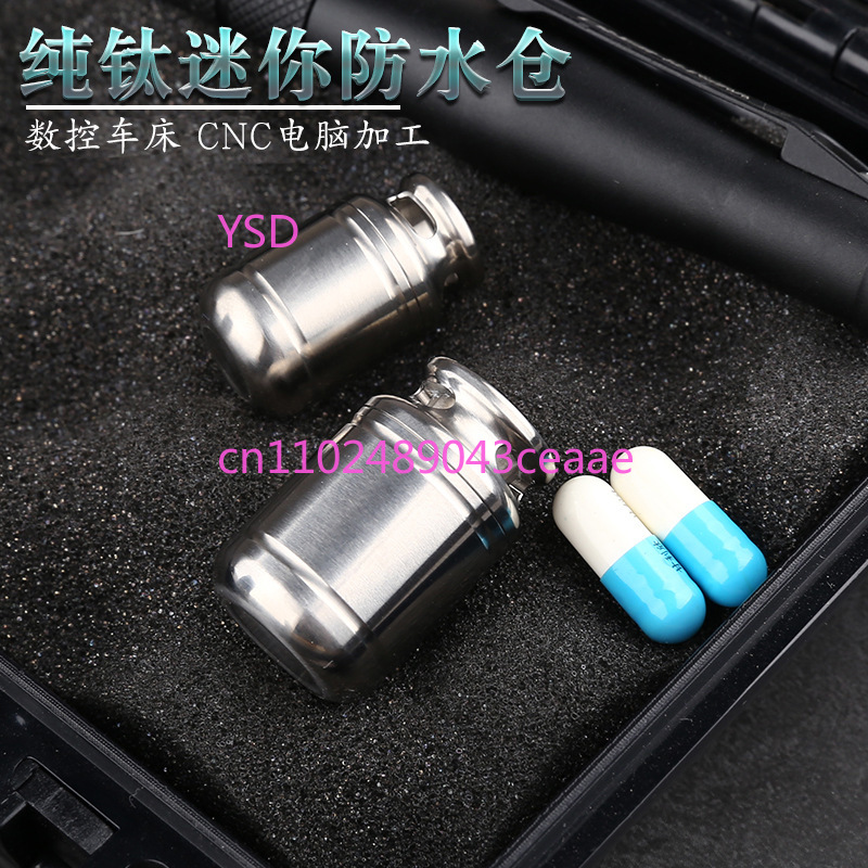 Mini Titan Wasserdichter Pille – Edc Pill Carry Bewertung und Preis