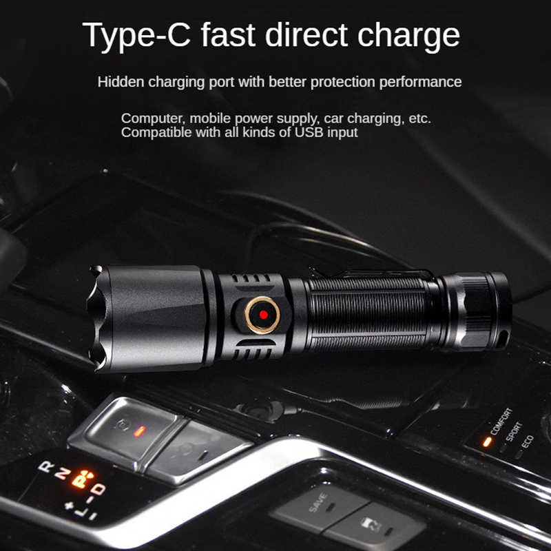 Typ-C USB wiederauf ladbare 21 – Edc Carry Flashlight Bewertung und Preis