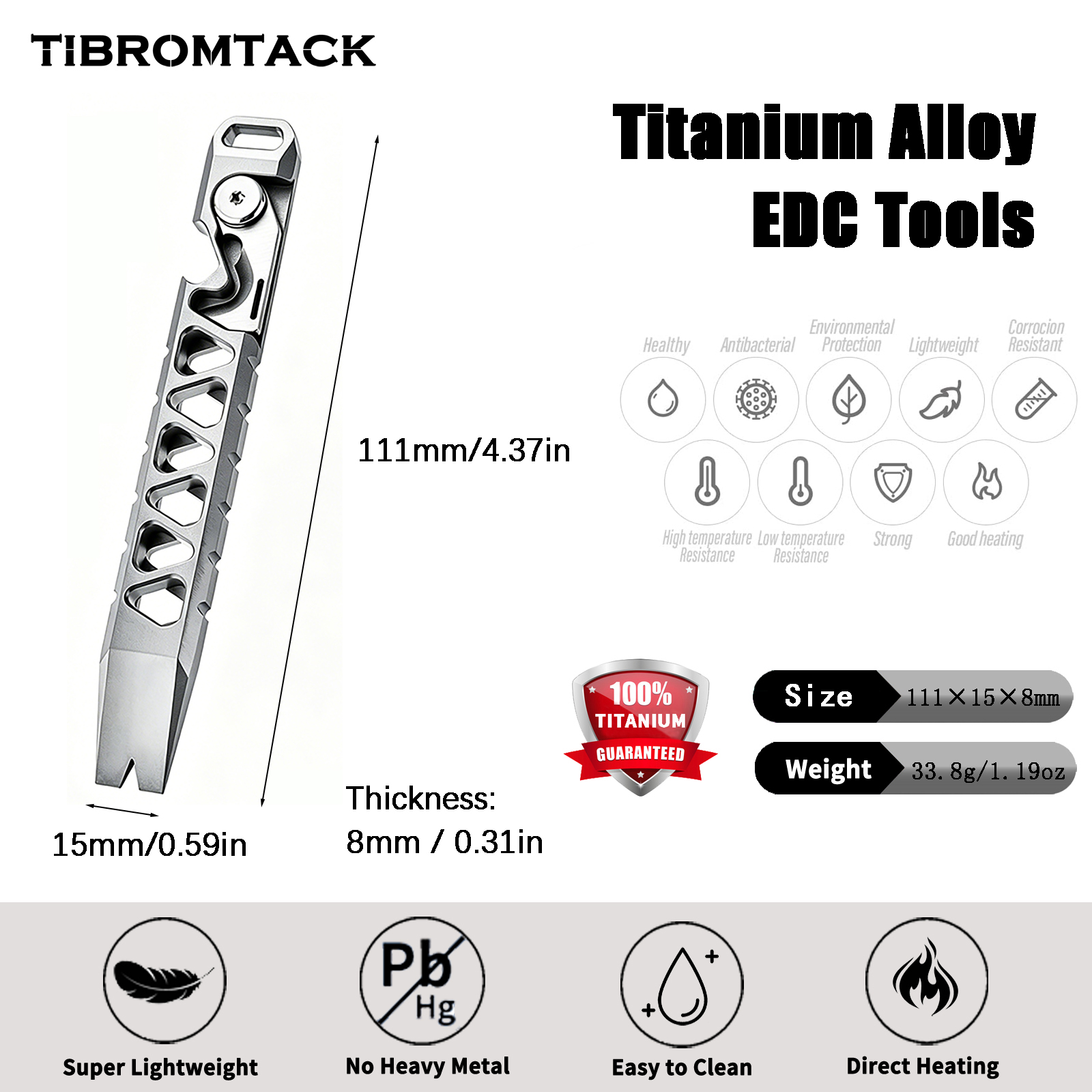 TIBROMTACK Titan Multifunktion – Edc Every Day Carry おもちゃ Bewertung und Preis