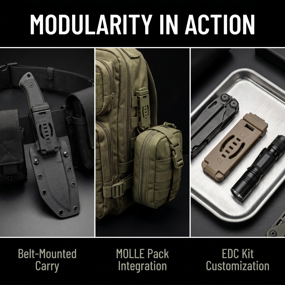 DIY Kydex Holster MOLLE Rücken – Edc Carry Belt Bewertung und Preis