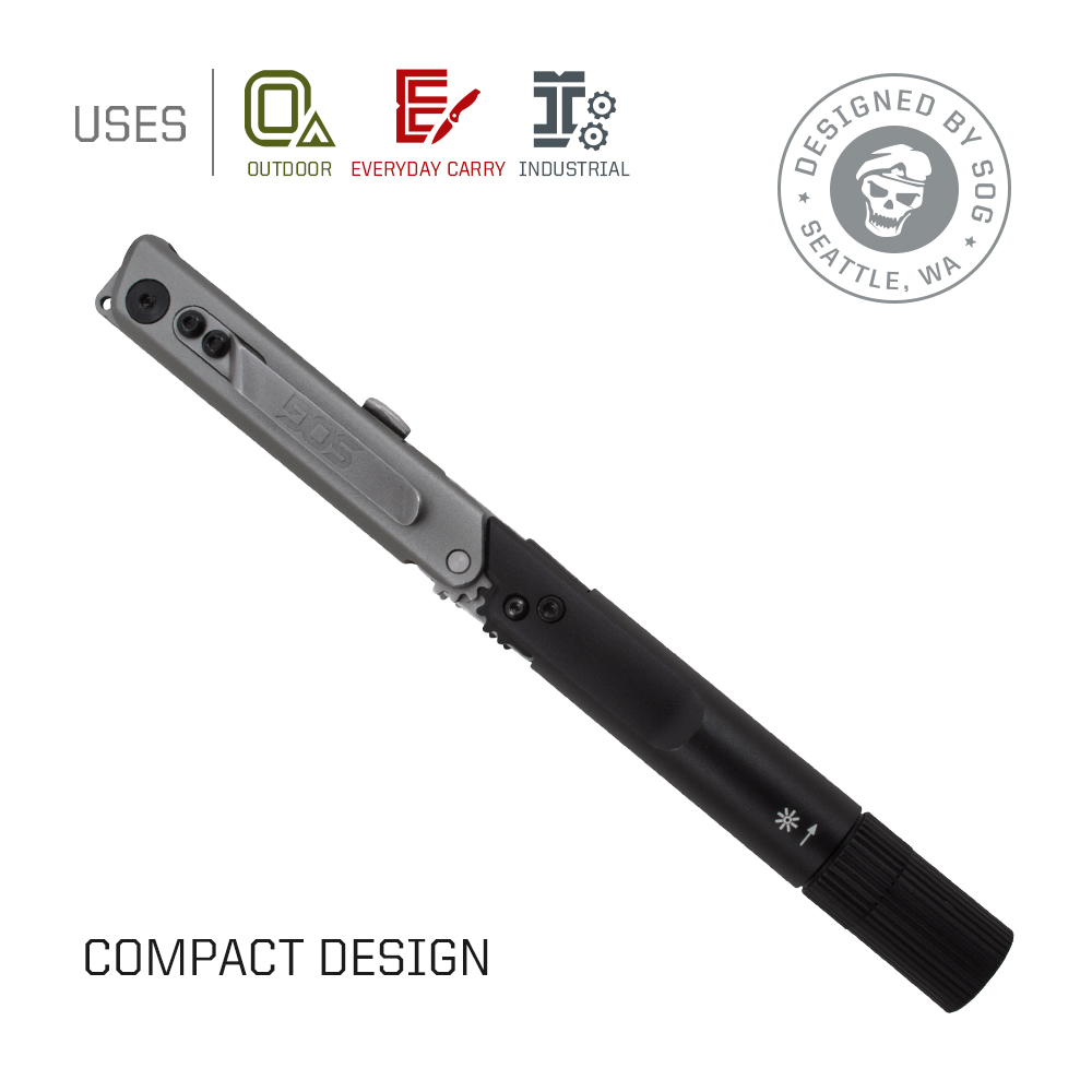 SOG BATON Q2 4-in-1-Multitool- – Edc Carry Flashlight Bewertung und Preis